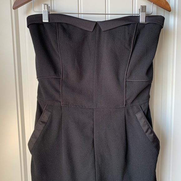 Dynamite Pants - Dynamite Strapless High Waisted Jumpsuit